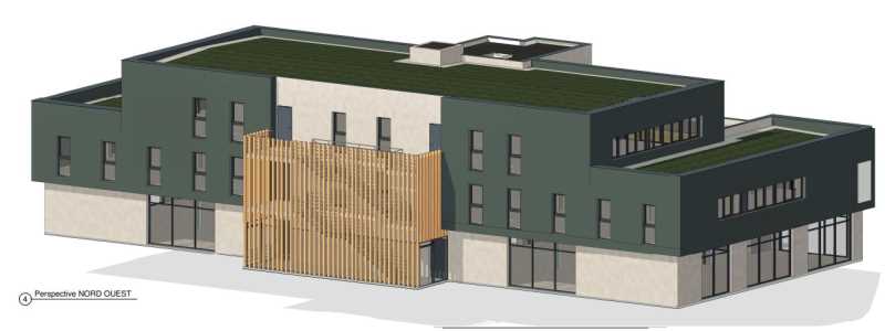 Visuel 3 de l'annonce : BUREAUX NEUFS D'ENVIRON 649 M² DIVISIBLES A LANDERNEAU ZONE DES BOIS NOIRS