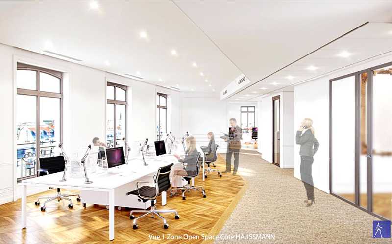 Bureaux de 1581 m² À louer à Paris 8e Arrondissement