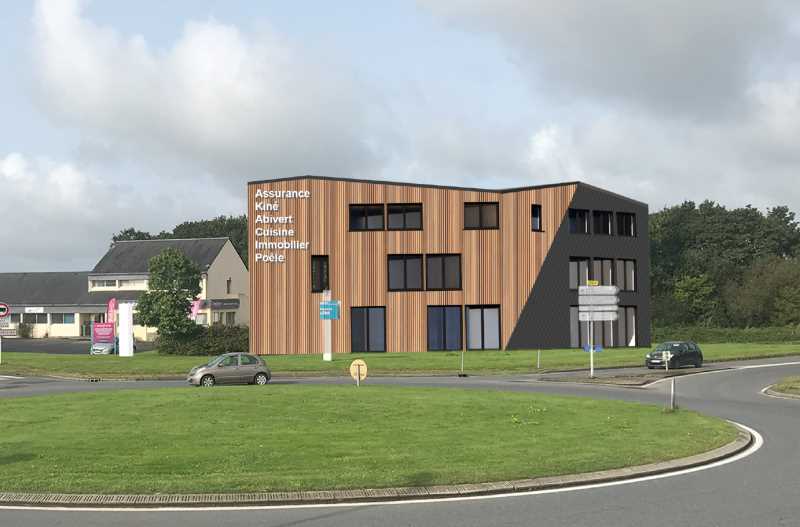 Visuel 1 de l'annonce : A VENDRE / A  LOUER : TERRAIN AVEC PROJET DE CONSTRUCTION - LANDIVISIAU